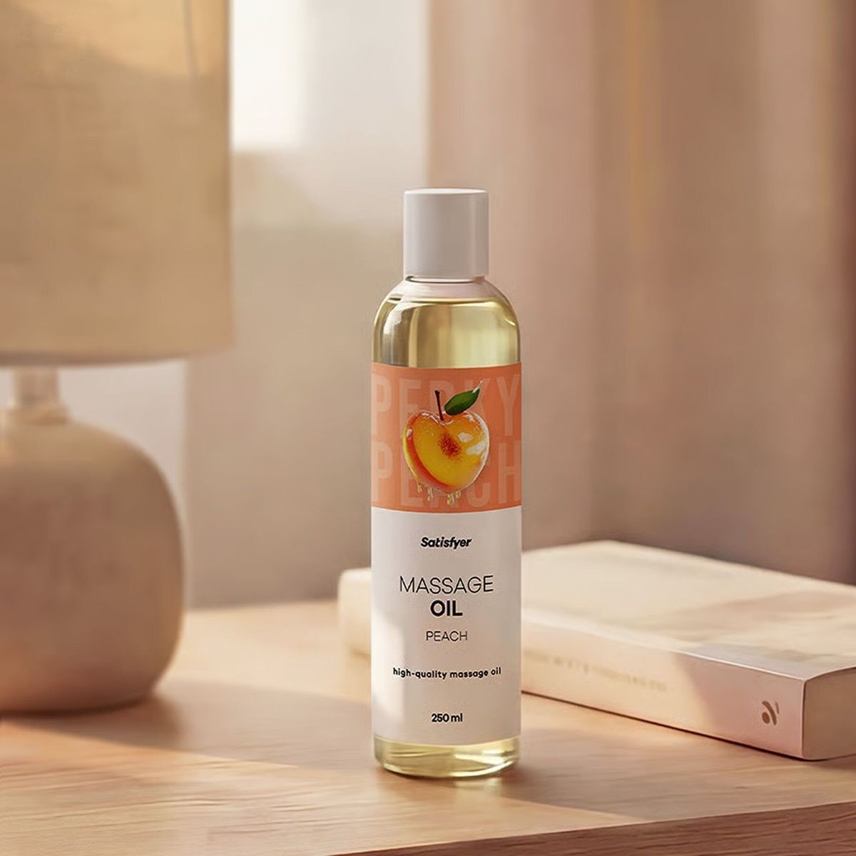 Масажна олія Satisfyer Massage Oil Peach, 250 мл