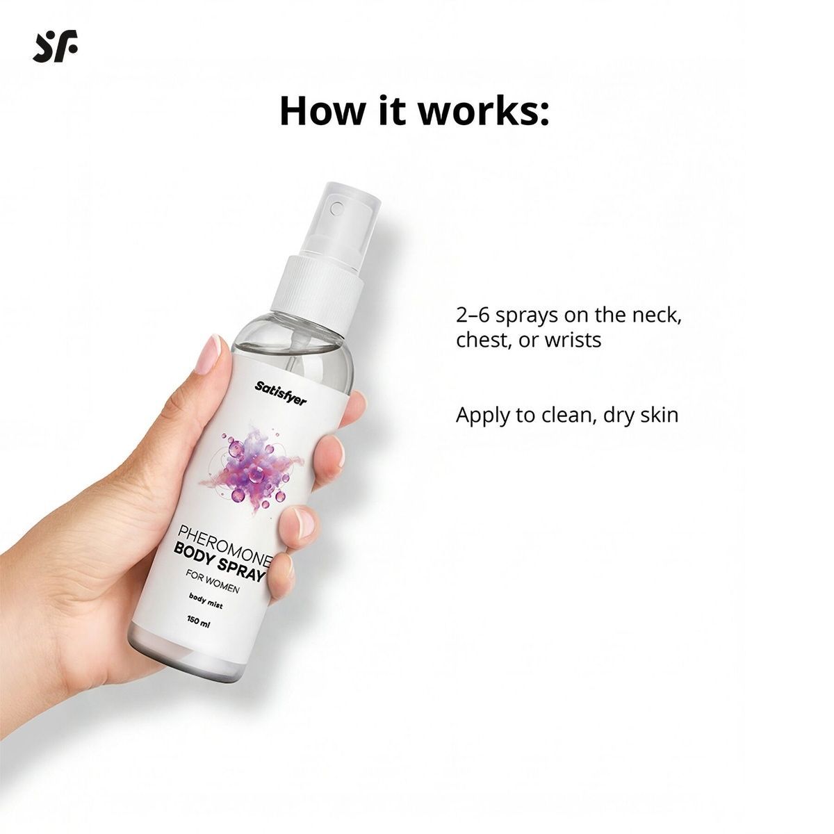 Спрей для тіла з феромонами для жінок Satisfyer Pheromones Body Spray For Women, 150 мл