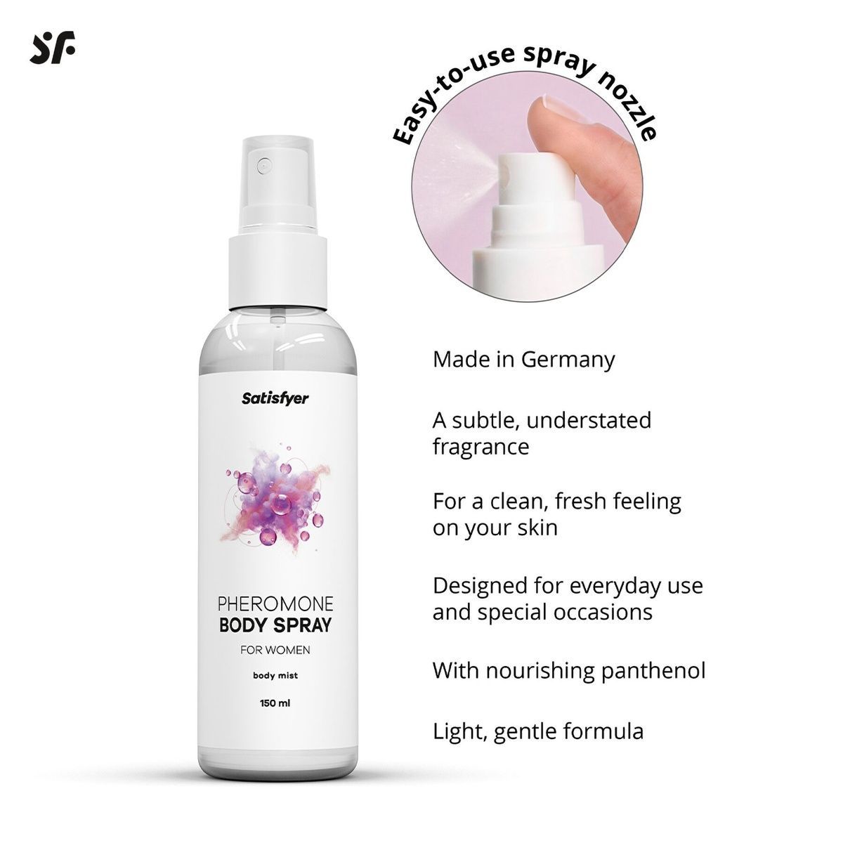 Спрей для тіла з феромонами для жінок Satisfyer Pheromones Body Spray For Women, 150 мл