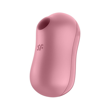 Вакуумний стимулятор із вібрацією Satisfyer Cotton Candy Light Red