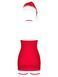 Сорочка Obsessive Kissmas chemise red , S/M