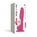 Реалістичний фалоімітатор Strap-On-Me Sliding Skin Realistic Dildo Fuchsia M, ефект рухливої шкіри