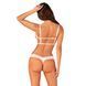 Эротический комплект Obsessive Heavenlly 2-pcs cupless set, открытая грудь, с доступом, XS/S