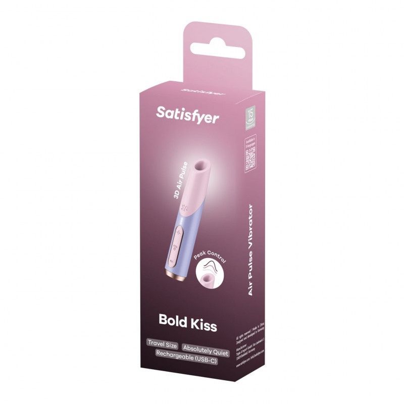 Вакуумный стимулятор Satisfyer Secret Kiss, магнитная технология 3D Air Pulse, 30 режимов, крышечка
