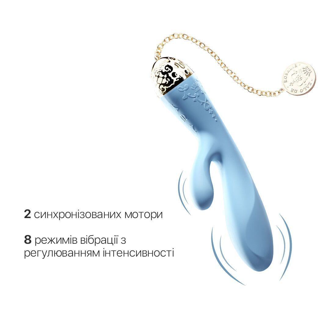 Смартвібратор-кролик Zalo &mdash; Rosalie Royal Blue