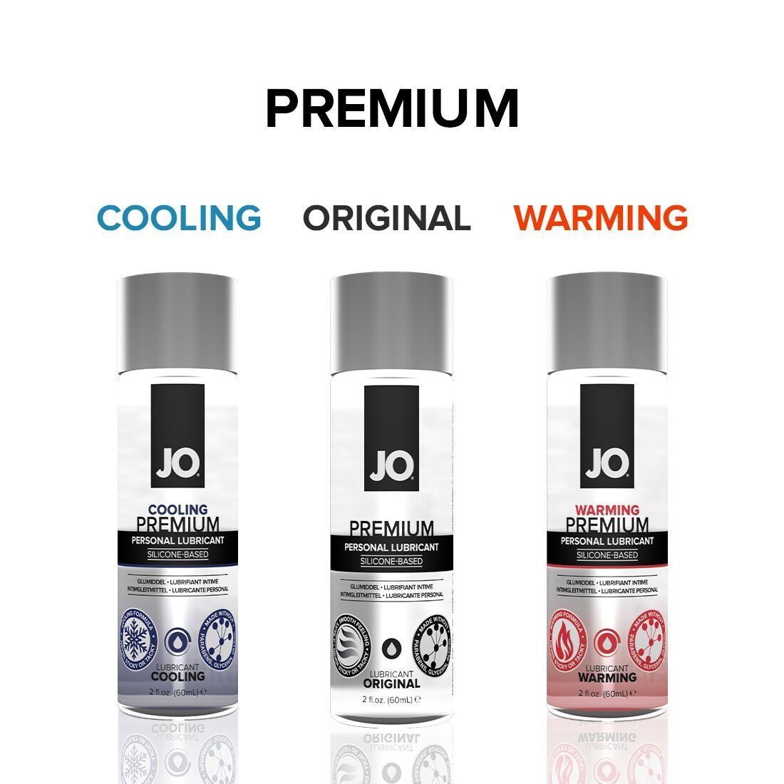 Охолоджувальний лубрикант на силіконовій основі JO PREMIUM &mdash; COOLING (60 мл)