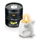 Массажная свеча Plaisirs Secrets White Tea (80 мл) подарочная упаковка, керамический сосуд