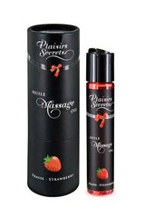 Масажна олія Plaisirs Secrets Strawberry з афродизіаками (59 мл)