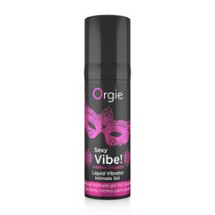 Жидкий вибратор SEXY VIBE, 15 мл вибрация + усиление оргазма Orgie (Бразилия-Португалия)