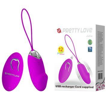 Віброяйце Pretty Love Julia Vibrating Egg Purple, 58 г
