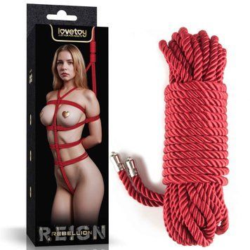 Веревка Rebellion Reign Red Bondage Rope, 10 м