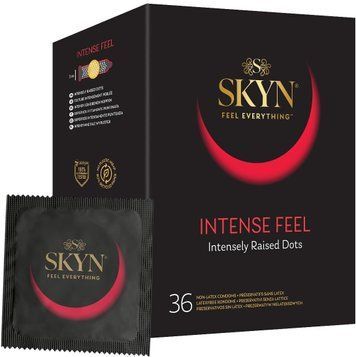 Безлатексные премиум-презервативы SKYN Intense Feel 36 шт, точечный рельеф
