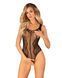 Еротичне боді з доступом Obsessive B335 crotchless teddy S/M/L