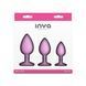 Набор анальных пробок NS Novelties INYA - Triple Ace Kit - Blush