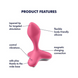 Анальная пробка с вибрацией Satisfyer Game Changer Pink