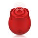Вакуумный стимулятор клитора с дополнительными насадками, 3 в 1 Rose Luxury edition, цвет: красный Mia (Испания)