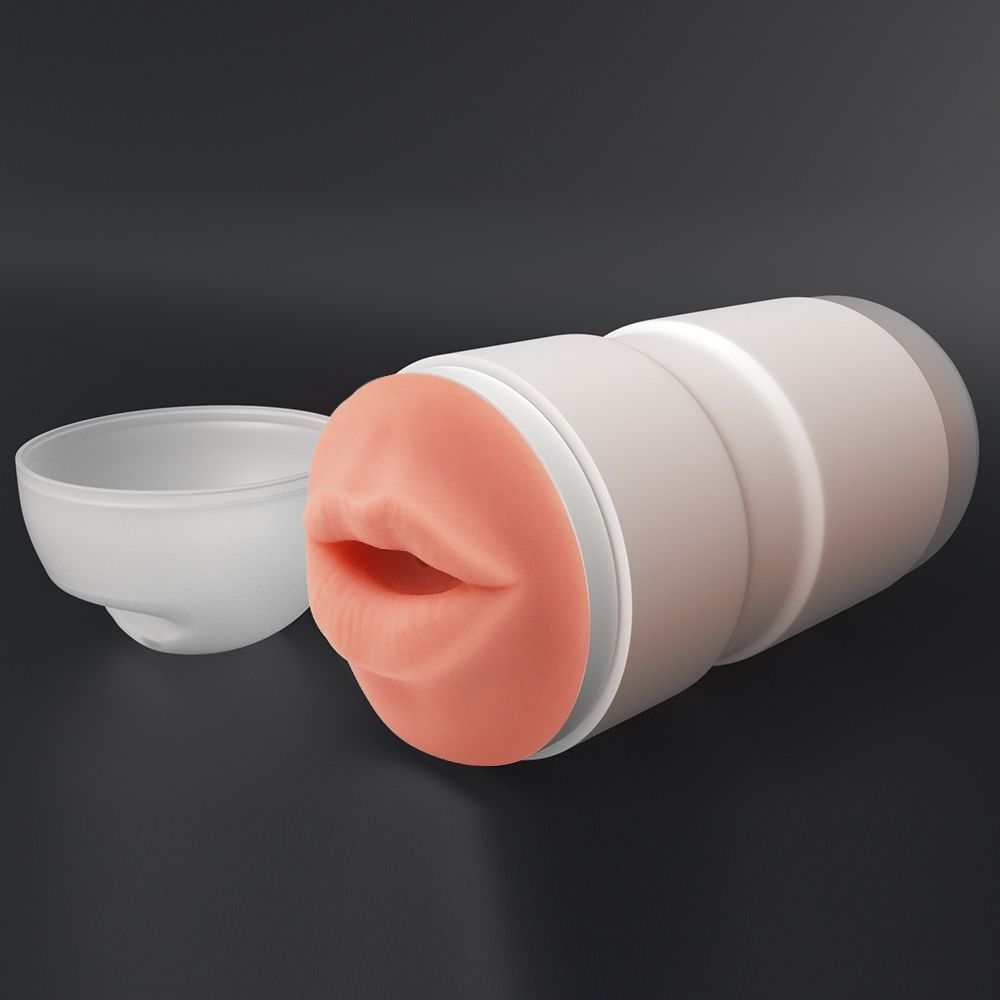 Мастурбатор LoveToy Sex In A Can Mouth Lotus Tunnel Vibrating