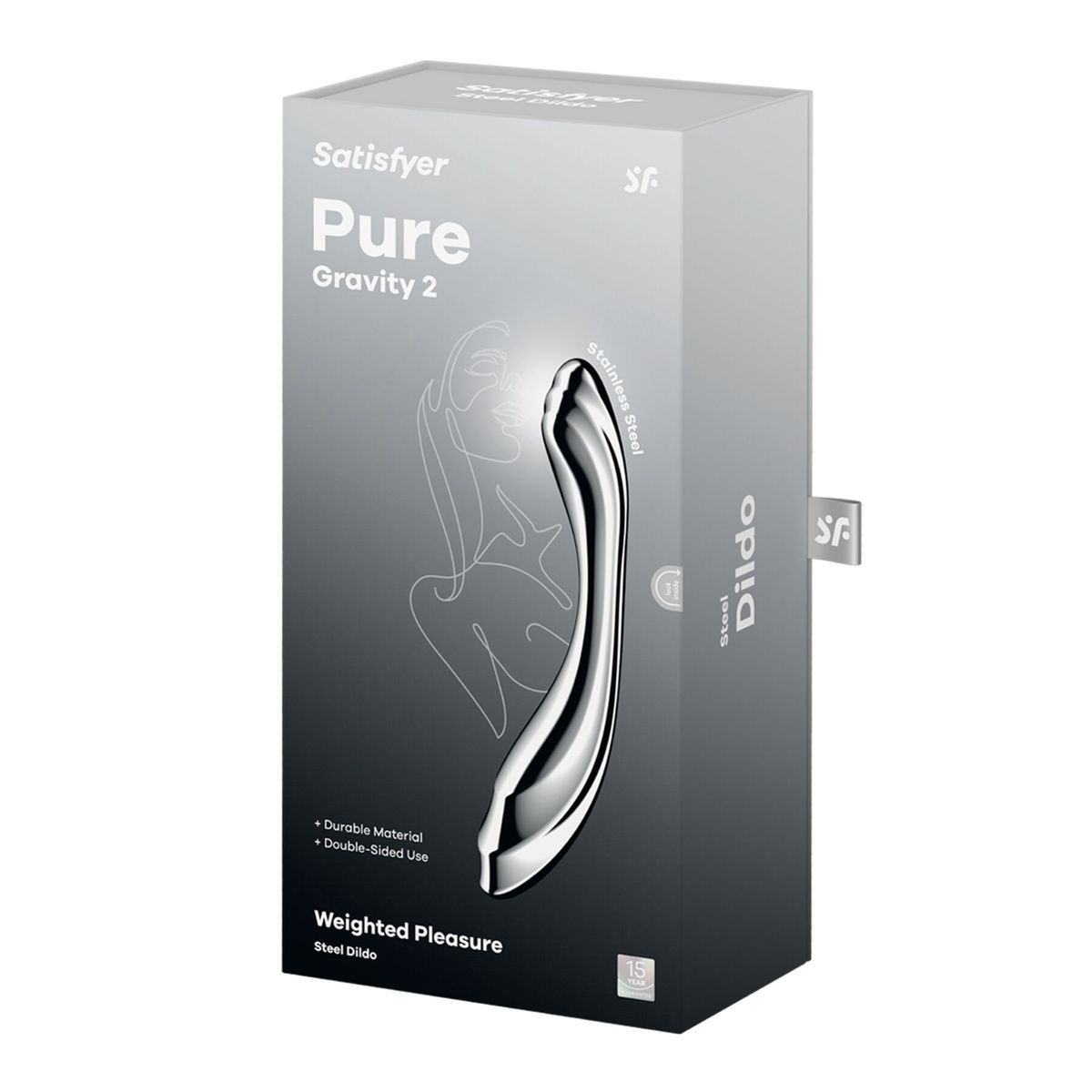 Металлический дилдо Satisfyer Pure Gravity 2