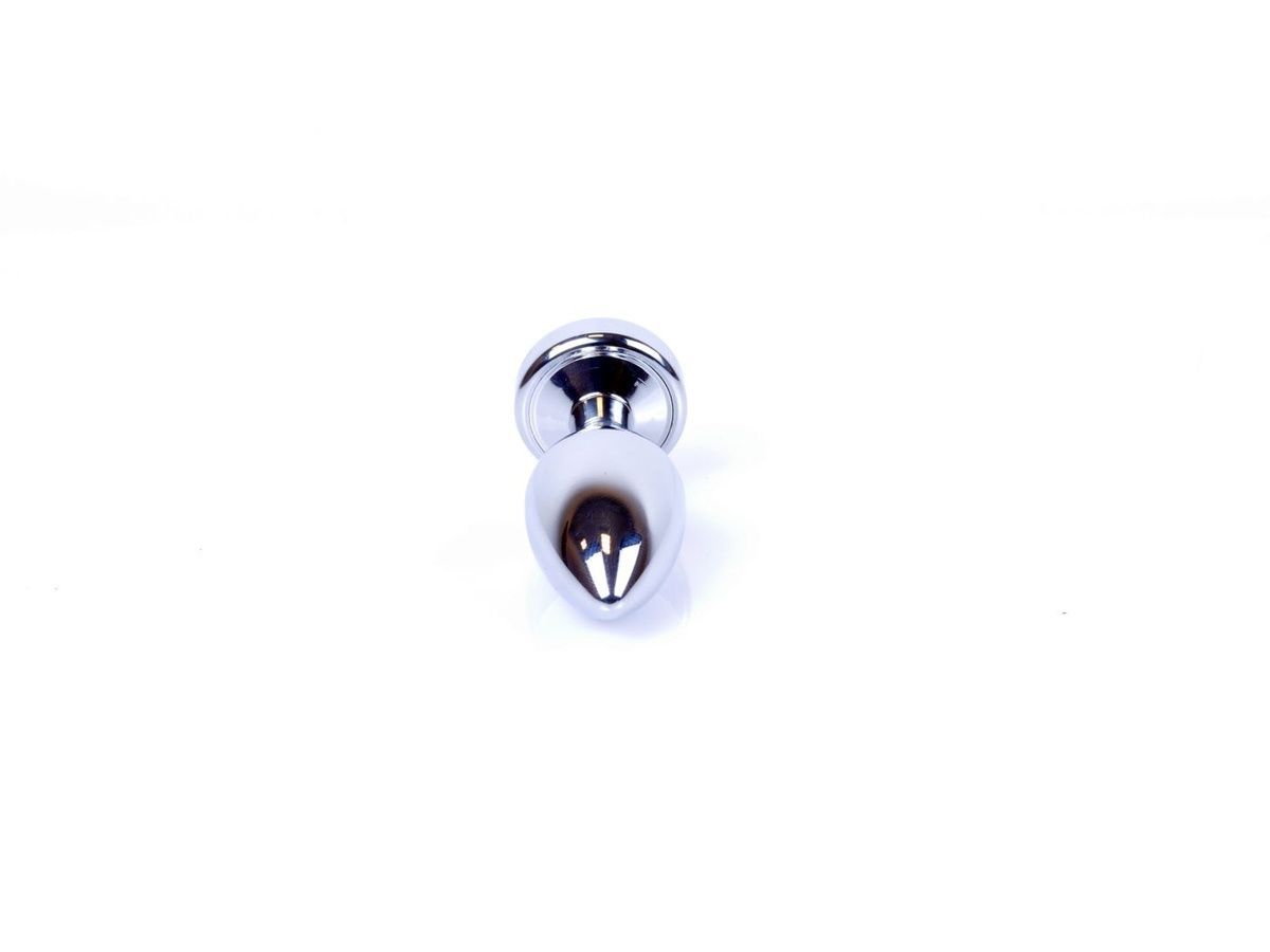 Анальная пробка Jewellery Silver Plug Disco Flashlight, 2,7 см