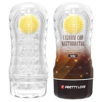 Мастурбатор Pretty Love Vacuum Cup Masturbator Stellar Yellow