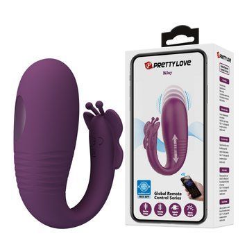 Віброяйце Pretty Love Klay Dark Purple