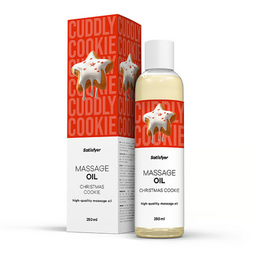 Масажна олія Satisfyer Massage Oil Christmas Cookie, 250 мл