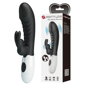 Вібратор-кролик Pretty Love Naughty Bunny Vibrator Black