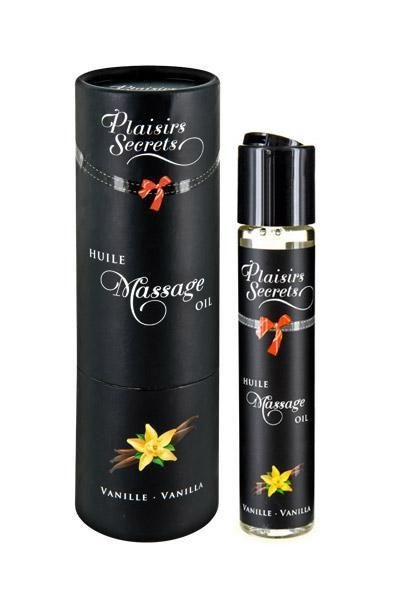 Масажна олія Plaisirs Secrets Vanilla з афродизіаками (59 мл)