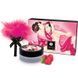 Смачна пудра для оральних пестощів Shunga Body Powder Raspberry feeling, 75 г, аромат малини