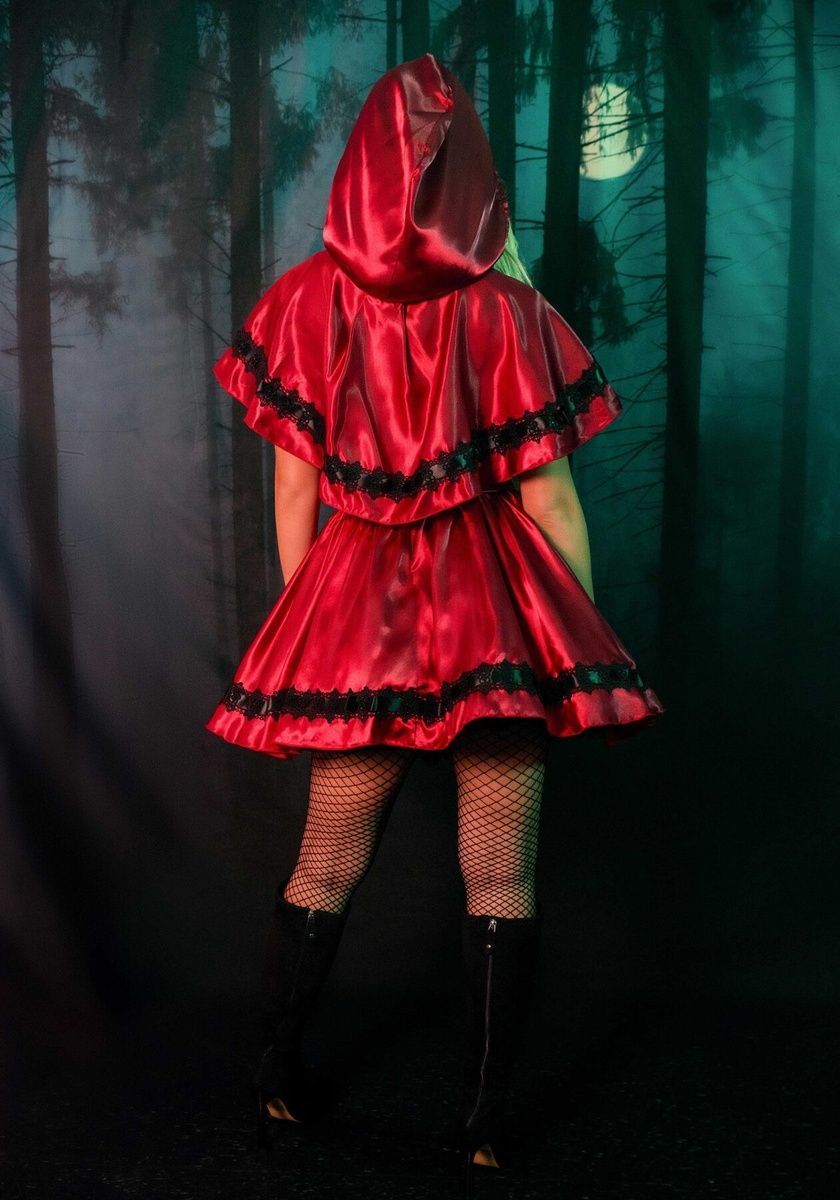 Еротичний костюм Червоної шапочки Leg Avenue Gothic Red Riding Hood, сукня, накидка, S