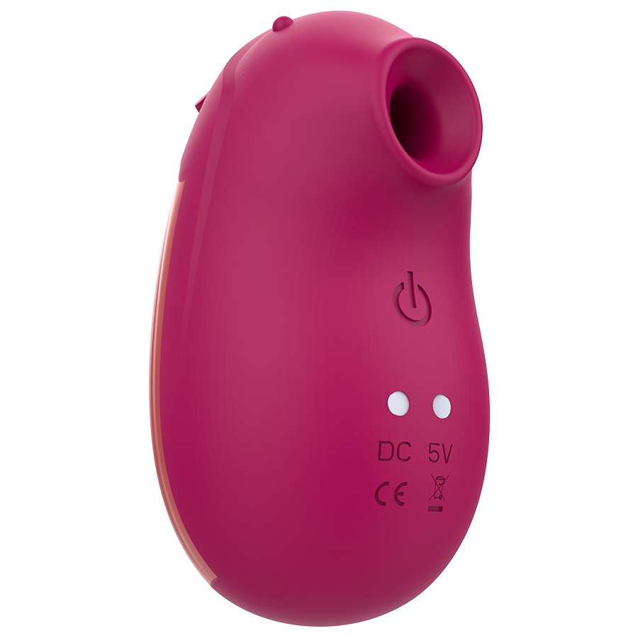 Вакуумний стимулятор для клітора з вібрацією Shushu, колір: рожевий Rithual