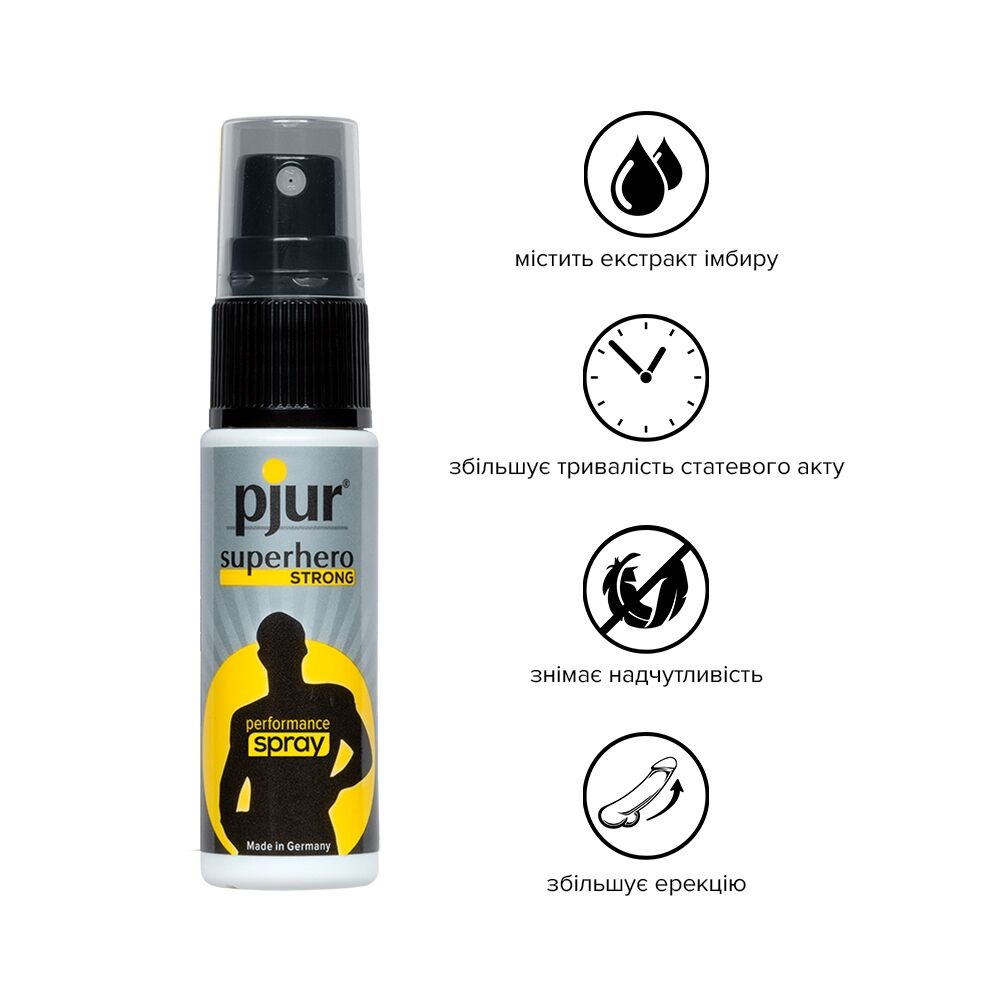 Пролонгувальний спрей pjur Superhero Strong Spray, 20 ml