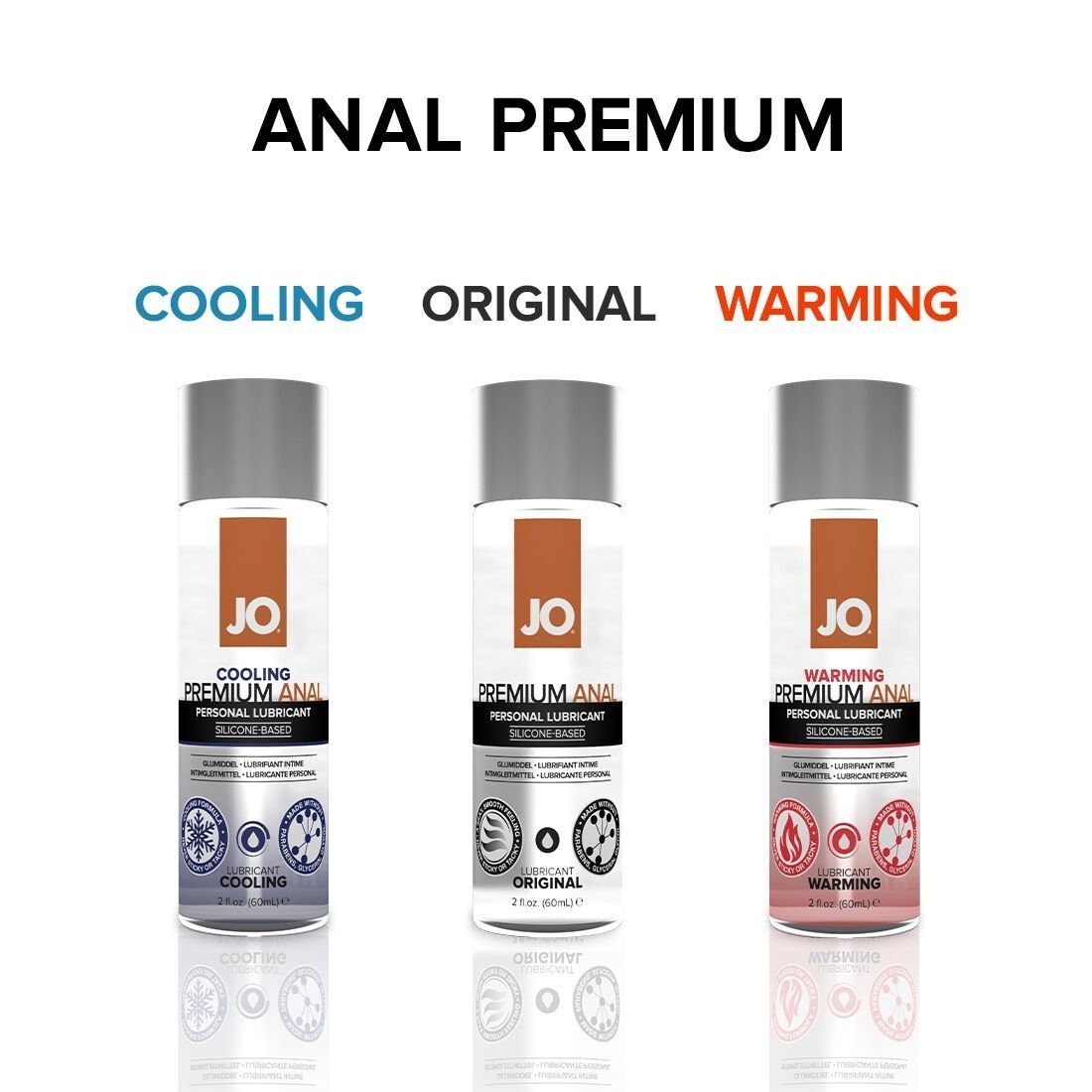 Анальная смазка на силиконовой основе JO ANAL PREMIUM &mdash; COOLING (60 мл)