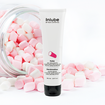 Съедобный лубрикант на водной основе INLUBE Nuei, маршмелоу, 100 мл