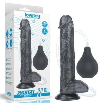 Фаллоимитатор LoveToy Squirt Extreme Dildo 11" Black
