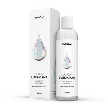 Лубрикант на водній основі Satisfyer Juicy Lubricant Naughty Neutral water based 300 мл
