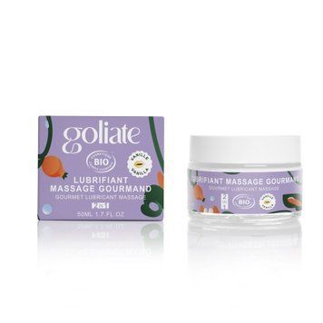 Массажное масло-лубрикант с ароматом и вкусом ванили Goliate Couple Gourmand Vanille 50 мл