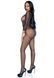 Бодистокинг Leg Avenue V Front Bodystocking One size Black, мелкая сетка, доступ