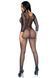 Бодистокинг Leg Avenue V Front Bodystocking One size Black, мелкая сетка, доступ