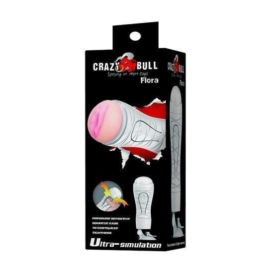 Мастурбатор Crazy Bull Flora Black