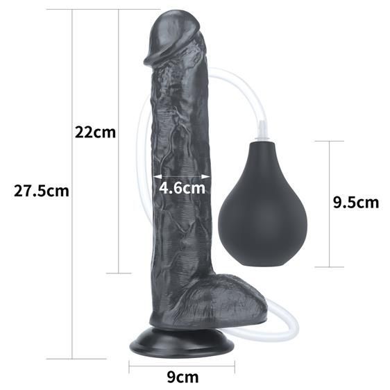 Фалоімітатор LoveToy Squirt Extreme Dildo 11" Black