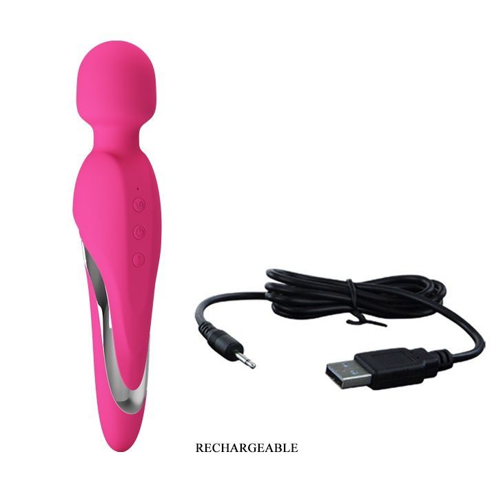 Вибромассажер Pretty Love Micheal Heat Massager Pink с функцией нагрева до 48&deg;C