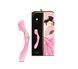 Вибромассажер Shunga Zoa Light Pink, двусторонний