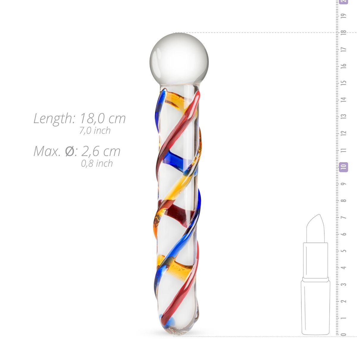 Стеклянный дилдо Gildo Glass Dildo No. 10