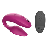 Смарт-вібратор для пар We-Vibe Sync 2 Rose, 10 віброрежимів, пульт ДК
