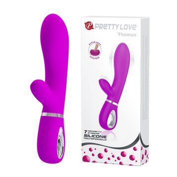 Вібратор-кролик Pretty Love Thomas Vibrator Purple