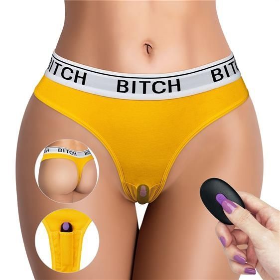 Трусики с вибропулей LoveToy Ingen Bitch Vibrating Panties (талия 71&ndash;81 см)