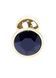 Анальная пробка Jewellery Gold Plug Black, d 2,7 см