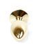 Анальная пробка Jewellery Gold Plug Black, d 2,7 см