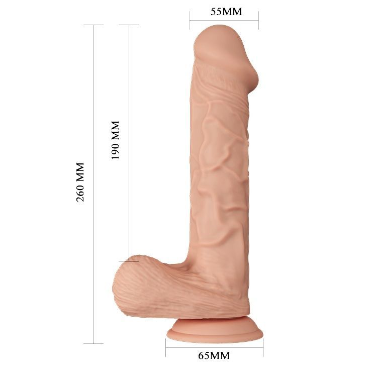 Фалоімітатор Baile Beautiful Encounter Bergrisi Dildo Flesh